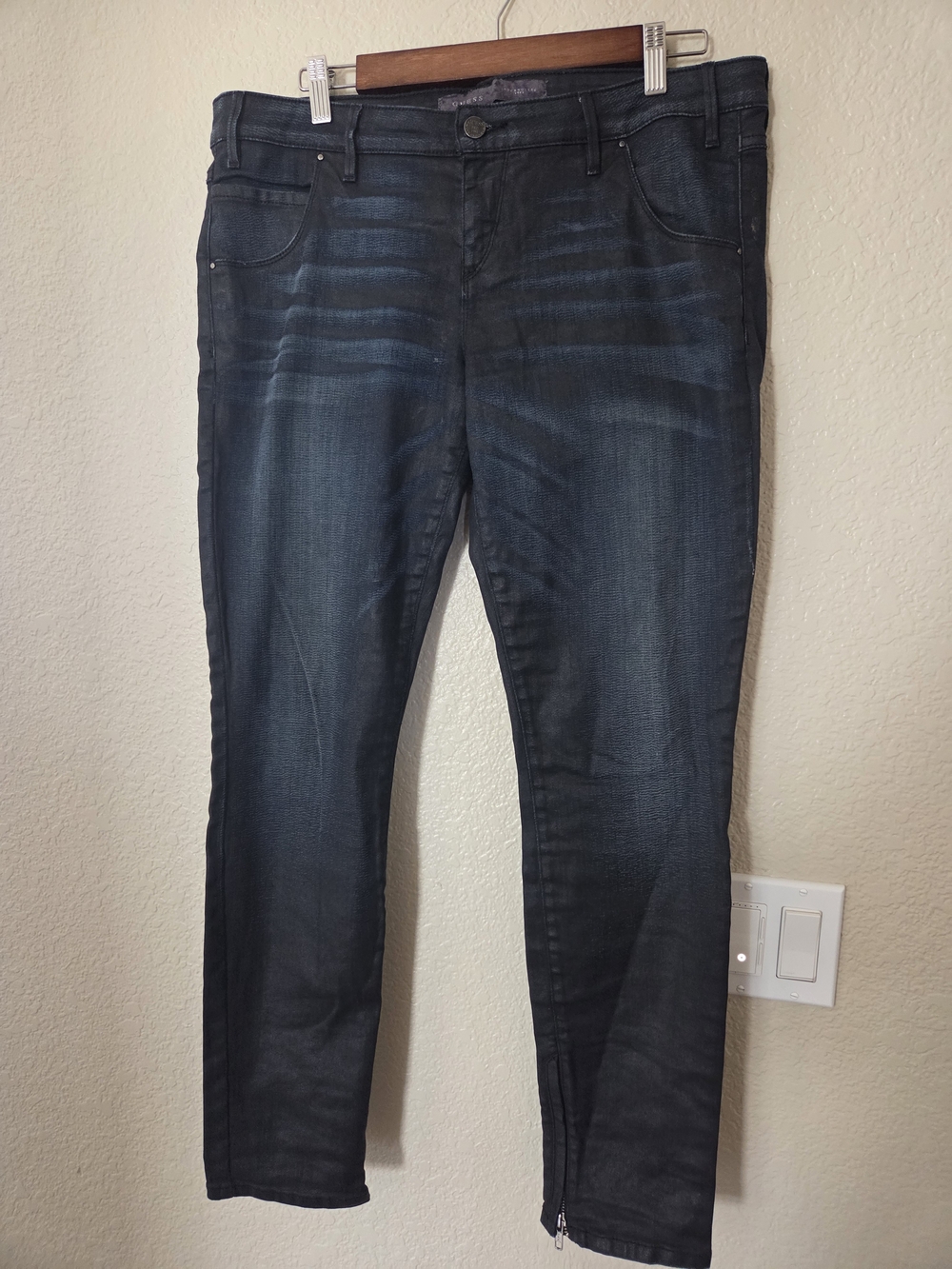 Guess Black and Blue Slim Stretch Jeans